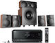 Yamaha Σετ Ηχείων Home Cinema 5.1 RX-V6A + Wharfedale DX-3 Bundle Walnut