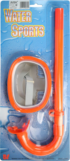 Avra Toys Orange Diving Mask with Snorkel