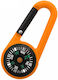 Metallic Halkas Compass 7cm Orange