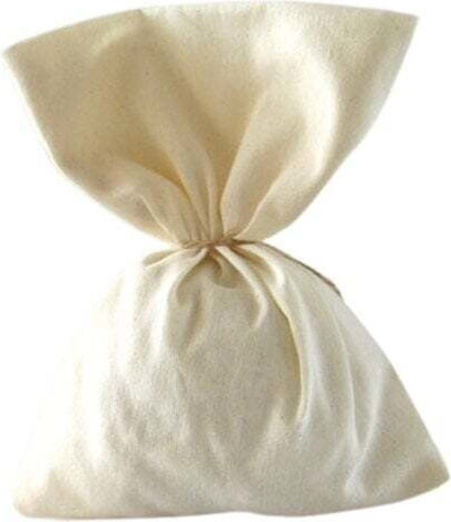 Πουγκι Λινο Ισιο Σet/5 14χ18cm Εκρου