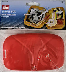 Prym Red Sewing Travel Set 13x8cm 651239