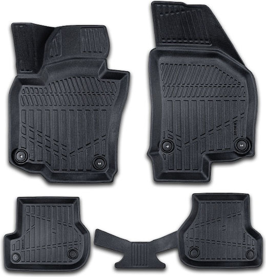 Set Covorașe Față și Spate 2buc din Furtun pentru Volkswagen Magazin online de golf / Jetta Ford Margine Negre
