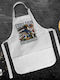 Koupakoupa Italian Brainrot Kids Apron White 22x40cm