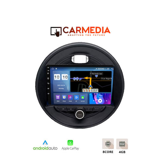 Carmedia Ηχοσύστημα Αυτοκινήτου για Mini Cooper / Clubman / Roadster / Countryman (Bluetooth/USB/WiFi/GPS/Apple-Carplay/Android-Auto) με Οθόνη Αφής 9"