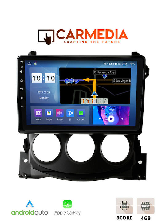 Carmedia Car Audio System for Nissan 370Z 2009-2012 (Bluetooth/USB/WiFi/GPS/Apple-Carplay/Android-Auto) with Touch Screen 9"