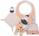 Interbaby Σετ Δώρου για Μωρά για Κορίτσι για 0-6 μηνών 4τμχ