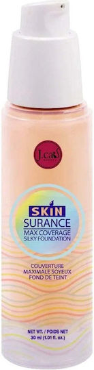 J. Cat Liquid Foundation 104 Ivory 30ml