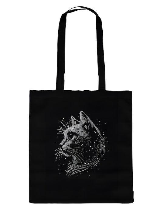Cotton Canvas Shopping Bag 100% Pegasus Company Cat Print Design