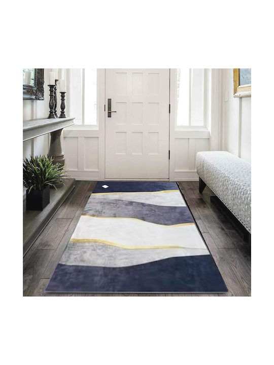 SpitiBazaar Anti-slip Rug Rectangular Summer Bl...