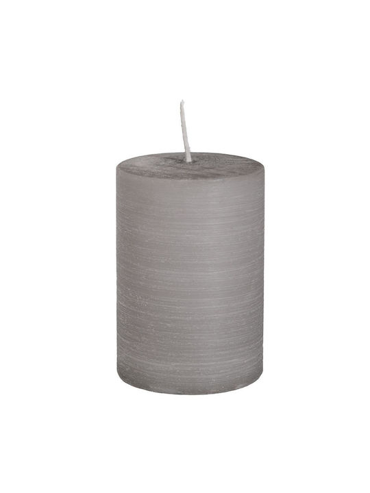 Light Gray Aromatic Candle White Musk 7x10cm
