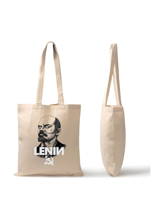 Τσάντα Καμβά Βαμβακερή 100% Εταιρίας Pegasus Τύπωμα Lenin
