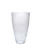 Glass Transparent Vase Striped Φ 20x37 cm