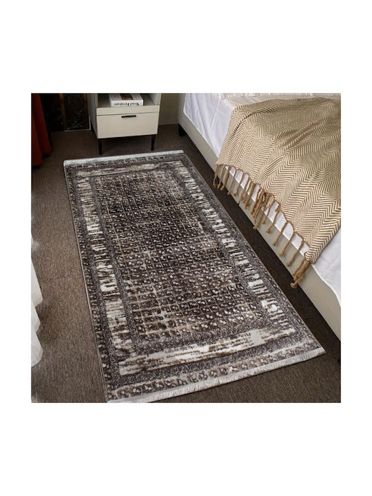 Saray Home Halic Σετ Μοντέρνα Χαλιά Κρεβατοκάμαρας Καφέ HL620 BR 3τμχ
