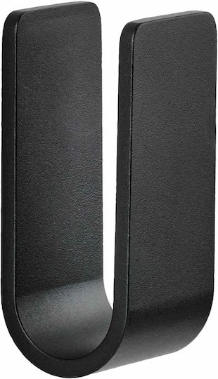 Zone Denmark Aluminum Bathroom Hook 3.5x3.4x8 Ume Black
