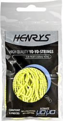 Henry's Yo-yo String Pack 6x Yellow Strings