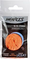 Henry's Yo-yo String Pack 6x Neon Orange Strings