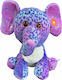 Buntes Plüsch- und Kuscheltier Elefantenbaby 32cm