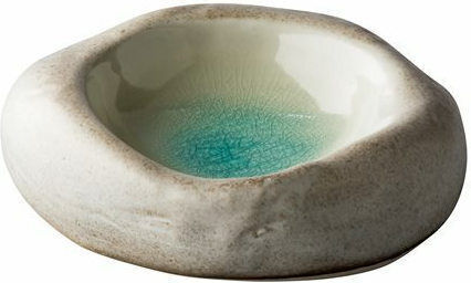 Serving Plate Blue Lagoon 17.5x5 Raw Set of 2 Pieces C376727