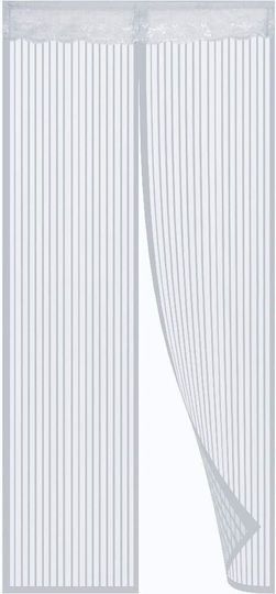 Screen Door Magnetic White from Polyester 120x90cm