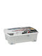 Artplast Ιταλίας Κουτί Αποθήκευσης 56x39x18cm Πλαστικό 35lt Διάφανο Decor New York