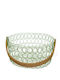 Storage Basket Green 20x20x10cm 1pcs