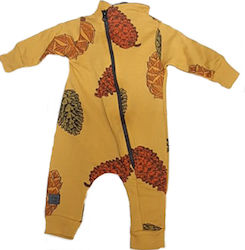 Moi Noi Baby Bodysuit Long-Sleeved MUSTARD