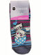 Ciocca Graue Kindersocken mit Frottee für Mädchen mit Silikon-Polstern Kode 3/416α