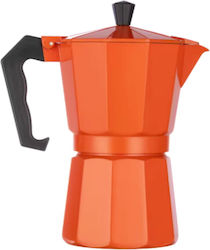 Newest Μπρίκι Espresso 3cups Πορτοκαλί