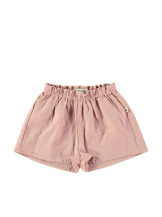 Petit Bateau Șort/Salopetă Copii din Material Textil Roz