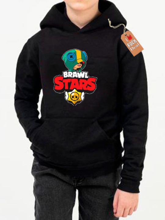 Brawl Stars Φούτερ Hoodies Παιδικό Μαύρο