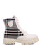 Weestep Kids Boots Girl Casual Extra Light Soft Anatomic Beige Gray Leather Eco-Friendly Fiber