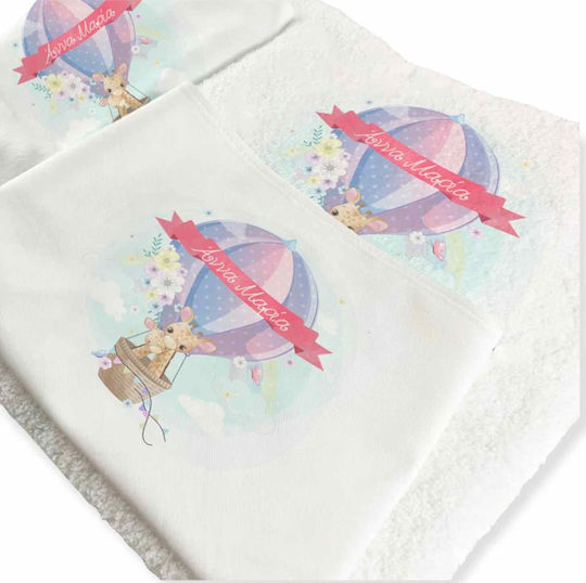 Bătături de botez Bonjour Bebe 20014 Balon cu Aer Cald