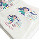 Bonjour Bebe Christening Oilcloths Set Polychrome with Mermaid Theme 6pcs