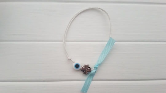 Baby Unicorn Amulet De Botez Brățară Albastru Deschis 50 Bucăți