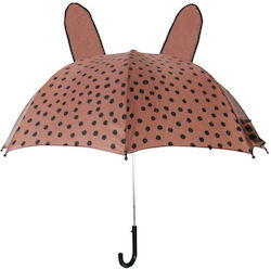 Παιδική Ομπρέλα Brown Pink Dots