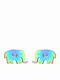 Amalfi Accessories Elephants Hypoallergenic Kids Earrings Studs from Steel