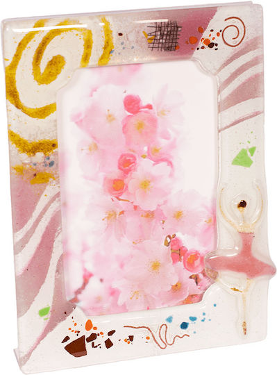 Kallisti Glass Kinder Fotorahmen Glas Rosa