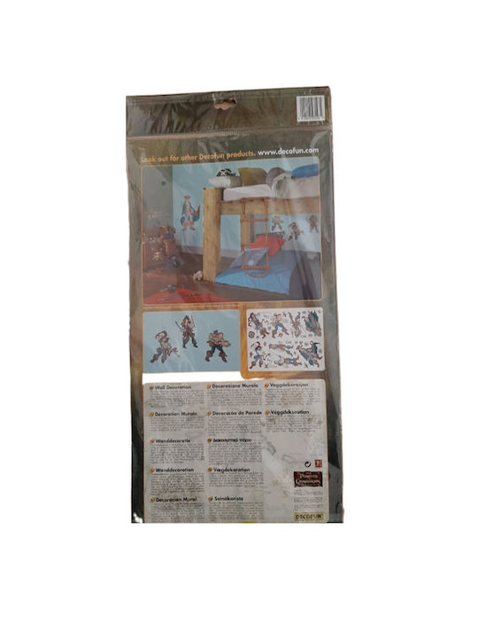 Pirates Caribbean Foam Material Wall Sticker