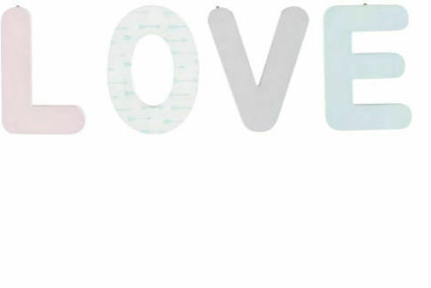 Holz Kinderwanddekoration "Love"