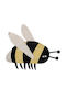 Tibbe Cotton Wall Decor with Little Bee 66x4x60cm Bloomingville