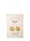 Kids Wall Decor Nattiot Little Gemini Natural 40x50 100% Cotton