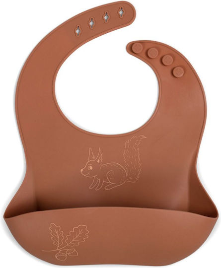 Filibabba Waterproof Bib Silicone Burgundy