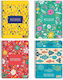 Must Team Spiral Notebooks Ruled A4 60 Sheets 2 Subjects Vibes 8pcs