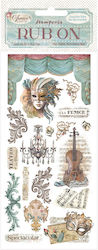 Халкографии Rub-on 10.16×21.6cm Stamperia Venic...
