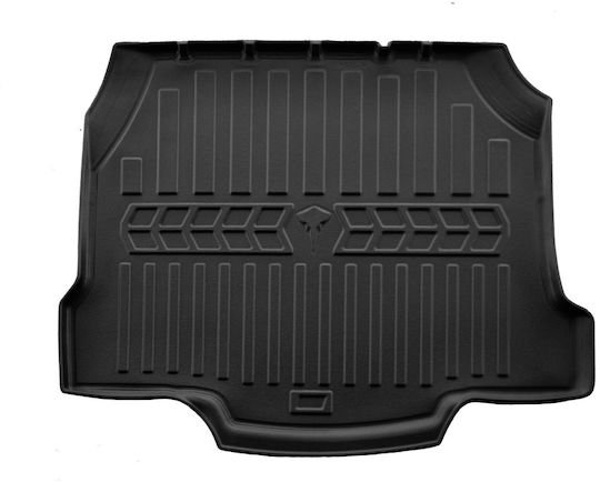 Umbrella Satz Vorder- und Hintermatten 1Stück aus Gummi für Ford Kante Mazda 3 2009-2013 Schwarz