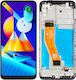 Οθόνη με Μηχανισμό Αφής και Πλαίσιο για Samsung Galaxy M11 (Μαύρο)