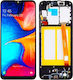 Екран със Сензорен Механизъм и Рамка за Samsung Galaxy A20e (Черен)