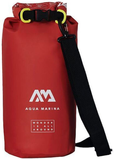 Aqua Marina Στεγανός Σάκος Ώμου / Χειρός 10lt Κόκκινος