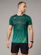 Athletic Short Sleeve Green Blouse