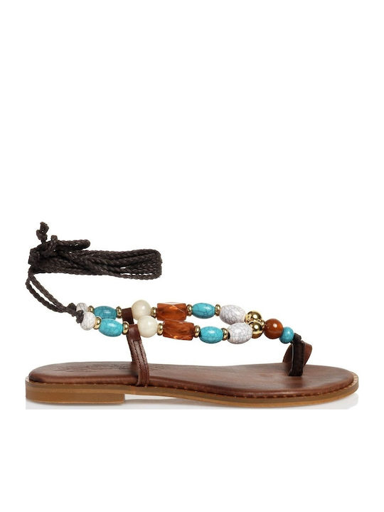 Sante Leather Women's Flat Sandals